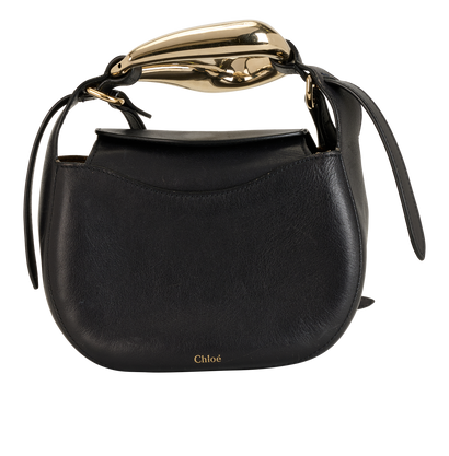 Kiss Small, &pound;395, Handbags, Navy, Leather, Front view